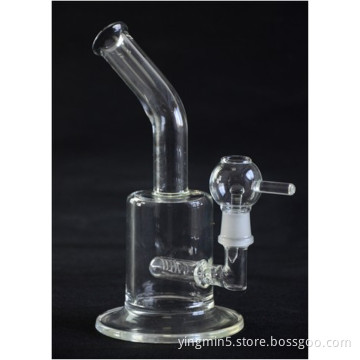 Glass Pipe Oil Rig Glass Oil Pipe Glass Smoking Pipe with Inline Diffuser 10 Inches High (GB-013)